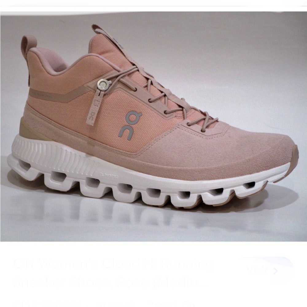 On Cloud Hi ‘Dune’ Women’s Size 9 pink